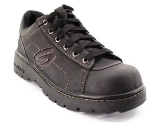New SKECHERS Women Nubuck Leather Oxford Lace Casual Walking Sneaker Shoe Sz 8 M - Picture 1 of 1