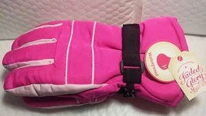 FG SOLID SNOW GLOVE FUSCHIA SIZE L- XL CHILDREN SIZE NEW WITH TAG WATERPROOF - Picture 1 of 4