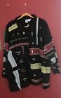 Junonia  Size 4X Womans Black/Multicolored Pattern Lined Jacket Nwot
