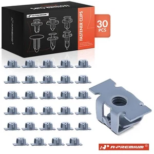 A-Premium 30x #8 Tornillo Metal Parachoques Delantero Tuerca Especial para Chevy Malibu Impala - Imagen 1 de 10
