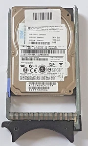 36.4 GB SAS IBM 26K5654 MAV2036RC 10000 RPM 16MB HDD 2.5 " Hard Drive+Caddy - Picture 1 of 1