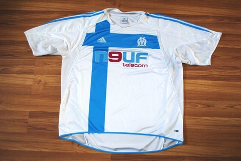 OLYMPIQUE MARSEILLE HOME FOOTBALL SHIRT 2004-2005 CAMISETA MAGLIA VINTAGE XXL Cover