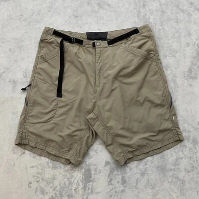 Vintage REI Mountain Bike Shorts Men XL Olive PONDO Padded Chamois Nylon Cycling - Image 1 of 4