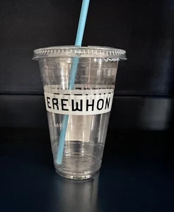 EREWHON MARKET - 12 OZ TAPA TAZA BATIDO PAJITA - Sabor Hailey Beiber - Imagen 1 de 3