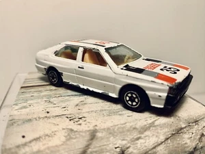 Vintage Yatming Audi Quattro Rally 1/64 Diecast #1035 White #35 Racing Sport - Picture 1 of 5
