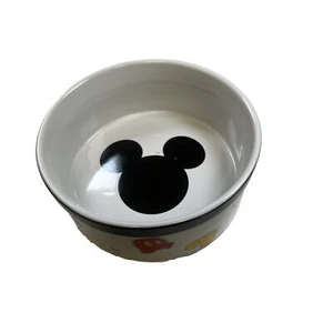 Disney Parks Hundeschüssel Schüssel schwere Keramik Mickey Körperteile Neu 8 Zoll - Bild 1 von 5