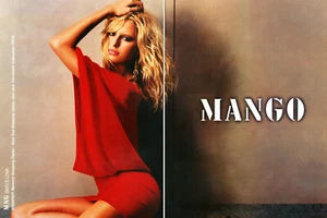 MANGO magazine AD #29 RARE 2004 OOP foreign KAROLINA KURKOVA hot SEXY MODEL 2 pg - Bild 1 von 1