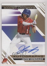 2022 Upper Deck Goodwin Champions Auto Jacob Gonzalez #A-JG Auto