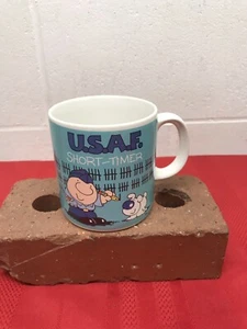 1987 American Greetings Ziggy USAF Short-Timer Mug VGUC - Picture 1 of 6