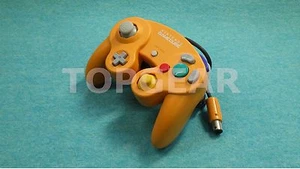 Nintendo Official GameCube Wii Controller Orange Color  TESTED - Picture 1 of 1