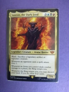 Sauron, der Dunkle Lord NM, Englisch MTG Der Herr der Ringe: Geschichten aus Mittelohr - Bild 1 von 1