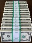 Pack of (40) NEW $2 Bills Unc Consecutive Serial# Two Dollar REAL MONEY 🇺🇸