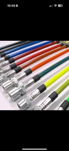 Stahlflex Bremsleitung für Mini (R50,R53) Cooper S 163PS (Blanke Ausführung) - Bild 1 von 2