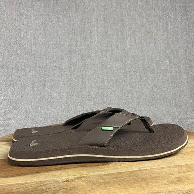 Sanuk Beer Acogedoras 2 Sandalias Para Hombre 13 46 Marrón Confort Primo Chanclas Foto 1 de 4