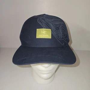 Arc'teryx Men's Blue Mesh Trucker Snapback Adjustable Baseball Style Hat Cap - Picture 1 of 9