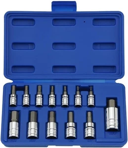 10074A Metric Hex Bit Socket Set | 13-Piece Set | S2 and Cr-V Steel | 1/4-Inc... - Picture 1 of 5