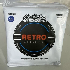 Martin Retro Akustik Monel umsponnene Nickel/Kupfer Gitarrensaiten (0,013 - 0,056) - Bild 1 von 2