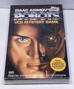 New SEALED Isaac Asimov’s Robots VCR Mystery Game VHS 1988 - Picture 1 of 2