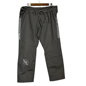 Pantalones Hayabusa Keikogi Karate Jiu Jitsu Gi Para Hombres A2 Gris Cordón MMA - Imagen 1 de 6