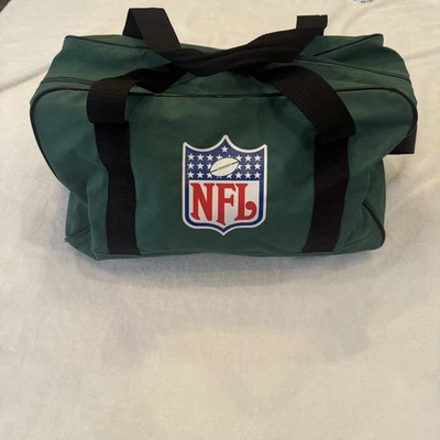 NFL Bolsa de Lona Grande Verde Gimnasio Entrenamiento Deportes Viaje Fútbol Empaquetadores Promo Foto 1 de 4