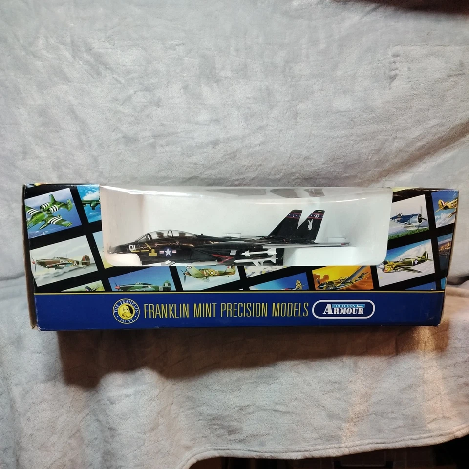 Franklin Mint Armour B11B237 F-14 TOMCAT Black Bunny 1:48 Marina de los Estados Unidos Foto 1 de 4