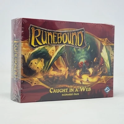 Runebound 3rd Edition Board Game Caught In A Web Expansion New Sealed - Image 1 of 4