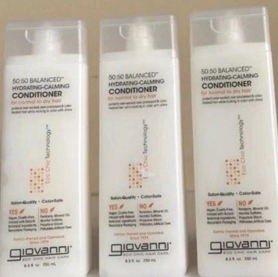 Acondicionador calmante hidratante equilibrado Giovanni 50:50 - 8,5 oz cada uno - Paquete de 10 Foto 1 de 1