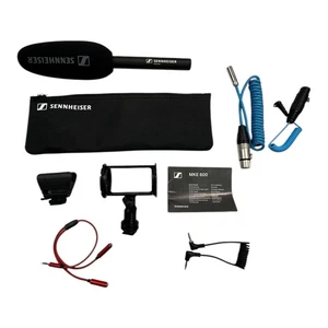 Sennheiser MKE 600 Kit microfono per fotocamera a fucile con accessori - Foto 1 di 13
