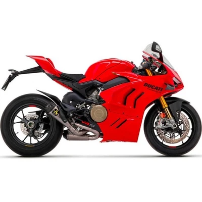 EXHAUSTS MUFFLERS ARROW WORKS TITANIUM END CAP CARBON DUCATI PANIGALE V4 / V4R - image 1 of 4