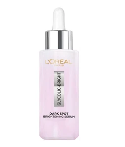 Loreal Paris Glycolic-Bright Dark Spot Brightening Face Serum - 15 ml Free Ship - Picture 1 of 14