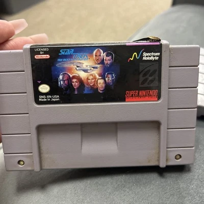 Star Trek the Next Generation Super Nintendo SNES Game Only Preowned  - Image 1 of 3