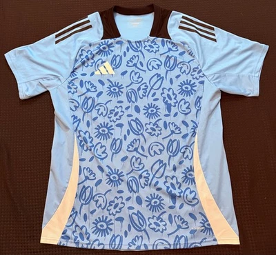 Adidas Tiro 24 Soccer Jersey Mens XL Floral Blue IS2772 - Image 1 of 4