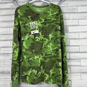 Camisa de manga larga Duke Blue Devils Nike camuflada para hombre talla grande - Imagen 1 de 6