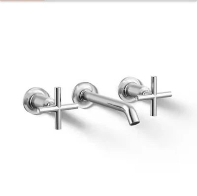 KOHLER T14414-3-CP Purist Two-Handle Wall-Mount Faucet Trim New Complete - Image 1 of 4