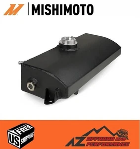 Mishimoto Black Aluminum Expansion Tank for '15-'25 Ford F150 2.7 3.5 5.0 - Picture 1 of 8