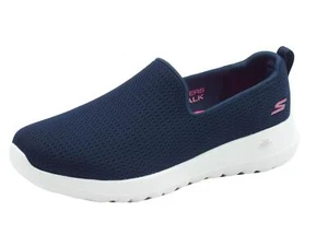 Skechers Performance Go-Walk 124637 Aurora Navy White Slip-On per Donna in tessu - Foto 1 di 3