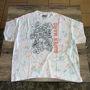 Super Mario Shirt Young Mens Size 2XL Luigi Bowser Yoshi Toad Donkey Kong New - Picture 1 of 12