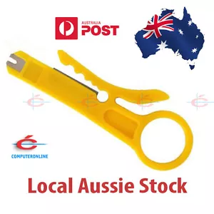 Budget Punch Down Tool Network Wire Cutter Stripper Cutter RJ45 CAT5 CAT6 CAT5E - Picture 1 of 8