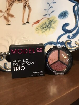 Karl Lagerfeld ModelCo Metallic Eyeshadow Trio Mykonos $18 NIB - Image 1 of 3