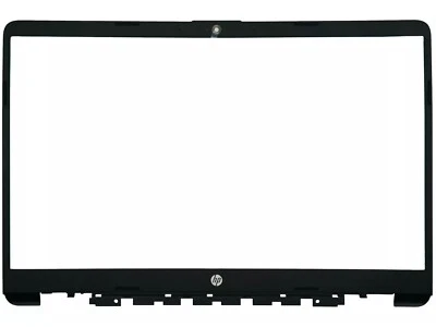 New HP 15S-EQ 15S-FQ LCD Top Lid Front Frame Bezel Cover Black HD L63608-001 UK - Image 1 of 2