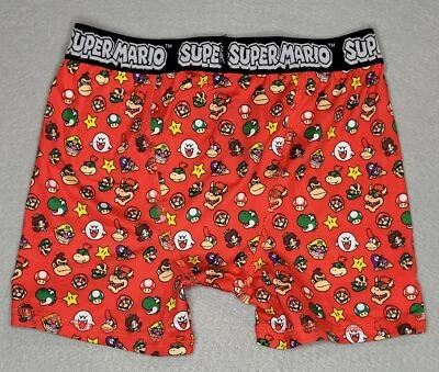 Boys Trunks Boxer Briefs Underwear * Super Mario Theme * Child Size 6 - Image 1 of 3