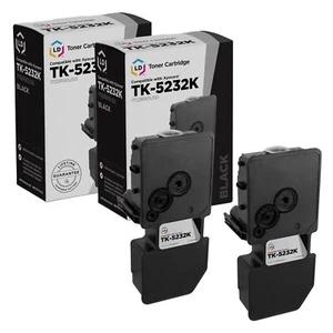 LD Compatible Kyocera TK-5232K Black Toner 2-Pack for ECOSYS M5521cdw & P5021cdw - Picture 1 of 9
