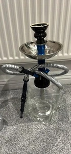 20 Zoll Premium Glas Wasserpfeife Shisha modernes Design Edelstahl Café-Stil - Bild 1 von 5