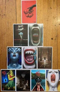 COLECCIÓN DE 10 POSTALES AMERICAN HORROR STORY - PUBLICACIÓN GRATUITA Lote #1 - Imagen 1 de 1