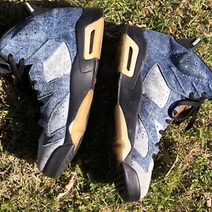 Size 11.5- Jordan 6 Retro Washed Denim CT5350-401 Pre-Owned - Picture 1 of 10