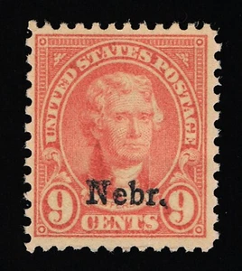 EXCELENTE SCOTT GENUINO #678 F-EN MUY BUEN ESTADO COMO NUEVO OG NH 1929 SOBREIMPRESIÓN NEBRASKA #19599 - Imagen 1 de 2