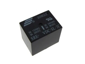 24VDC 5A DPDT Power Signal Relay SRE-24VDC-SL-2C - Picture 1 of 1