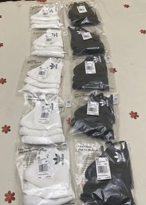 adidas Face Mask Cover 5 Black Packs & 5 White Packs Small (3 Per Pack) 30 TOTAL - Picture 1 of 3