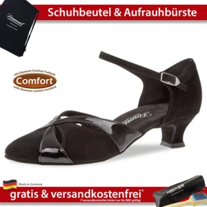 Diamantowe buty damskie 142-014-008 z torbą na buty i szczotką do szorstkości - Zdjęcie 1 z 48