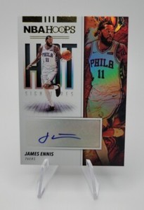 James Ennis 2019-20 Panini NBA Hoops Hot Signatures Autograph #HS-JEN 76ers NBA